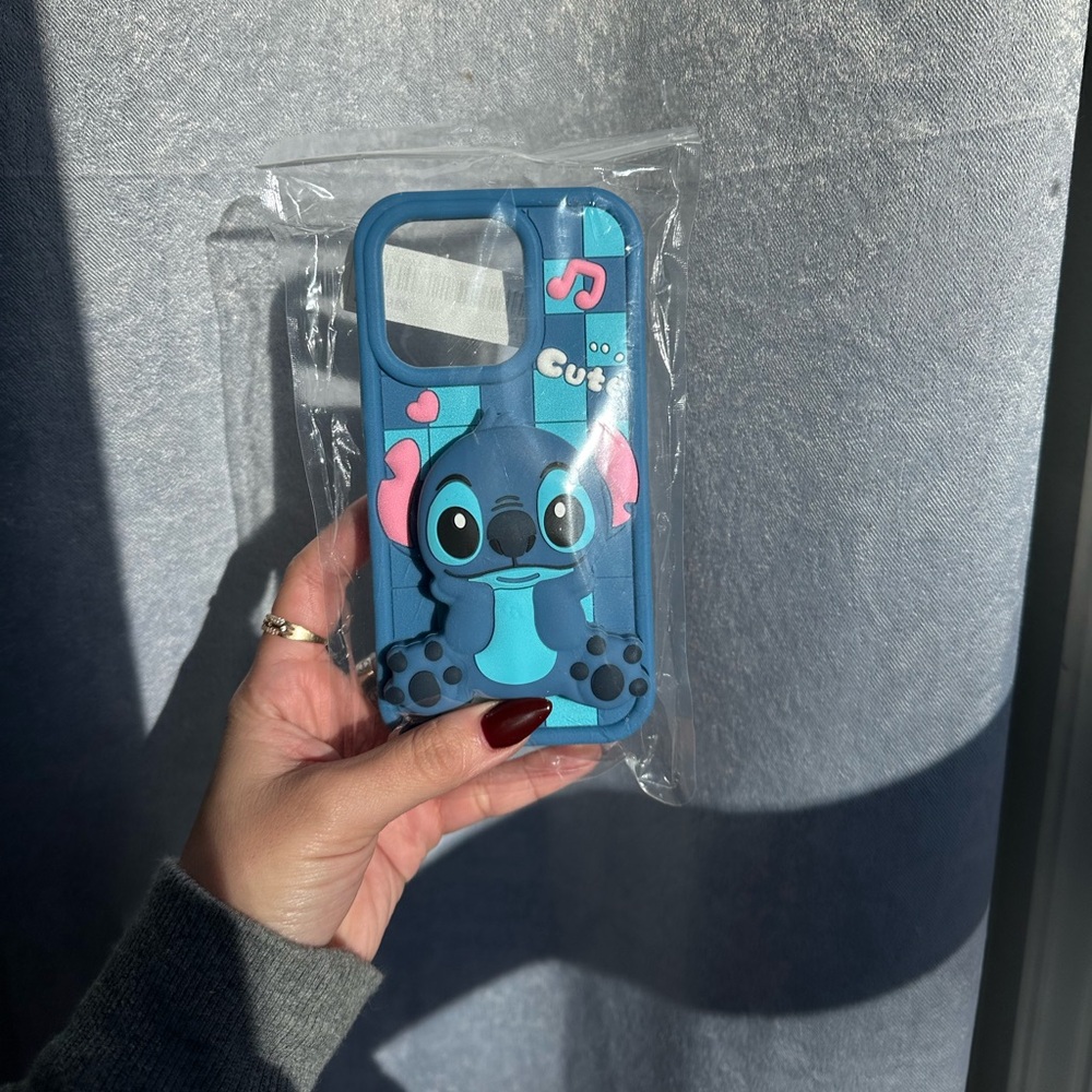 disney stitch pop socket phone case